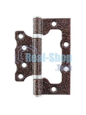 Петля накладная ПНУ-100, антик медь, 4шт. (Металлист) Россия