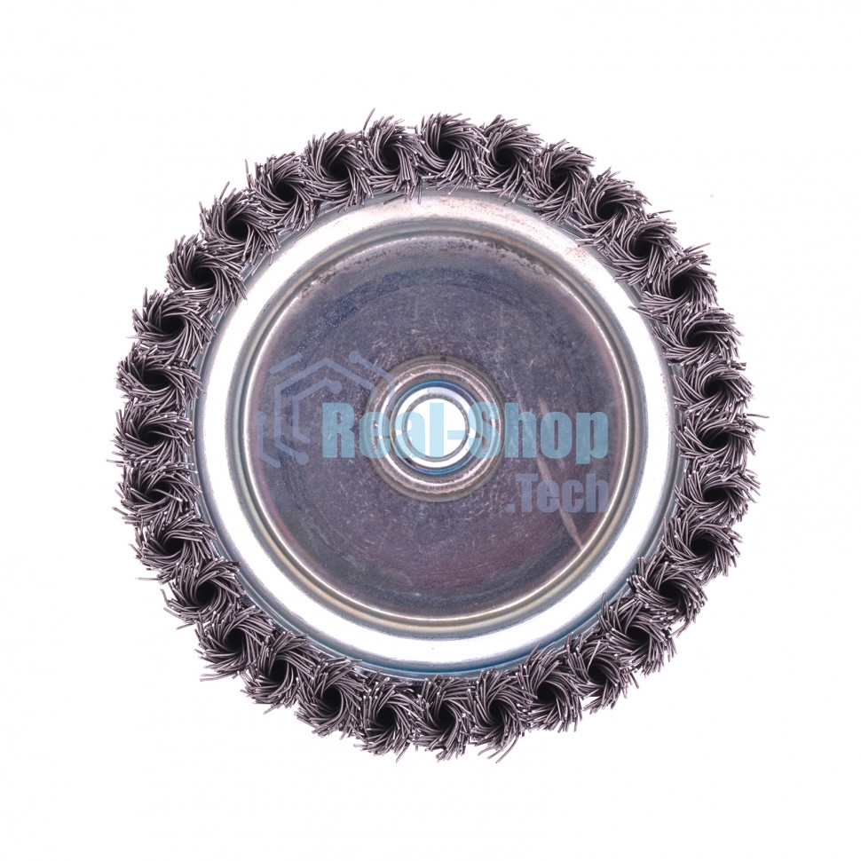 Щетка Matrix для УШМ Heavy Duty, 125 мм, М14, Чашка, крученая проволока 0,5 мм