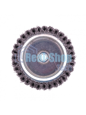 Щетка Matrix для УШМ Heavy Duty, 125 мм, М14, Чашка, крученая проволока 0,5 мм