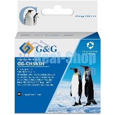 Картридж струйный G&G GG-CH563H черный (18мл) для HP DJ 1050/2050/2050s