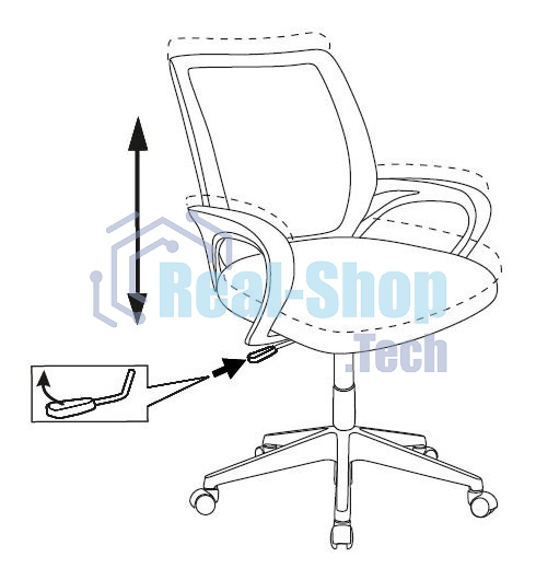Кресло детское Бюрократ BUROKIDS 1 W белый монстры крестовина пластик пластик белый