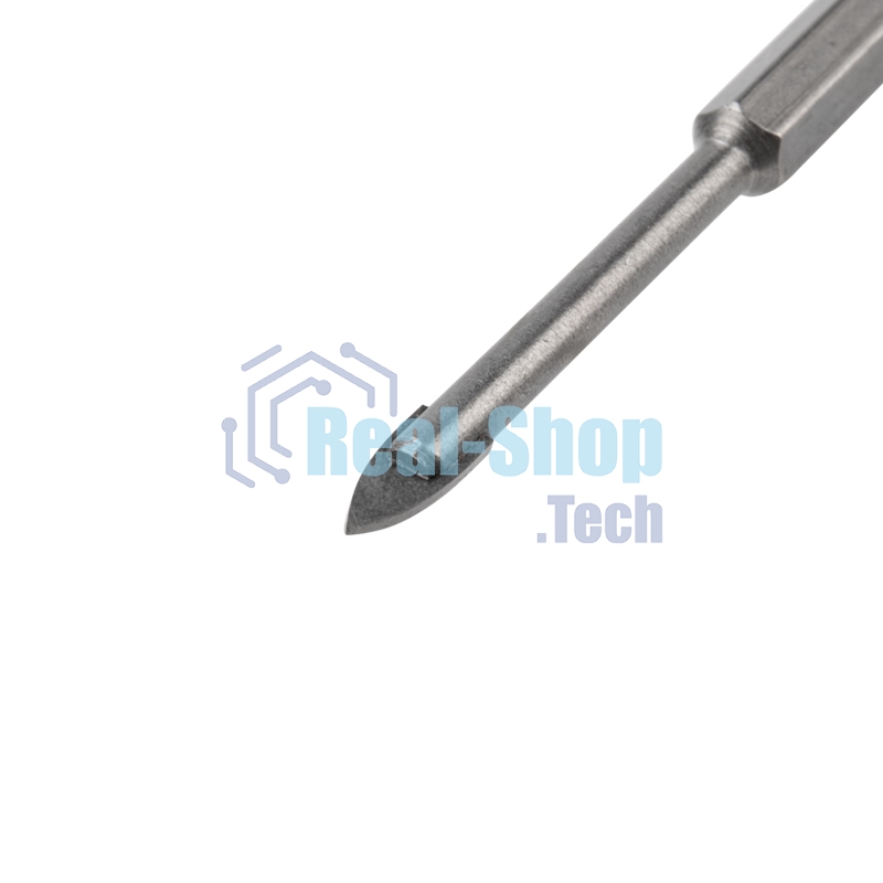 Сверло по стеклу и керамике Kranz 5 мм, 2 грани, шестигранный хвостовик