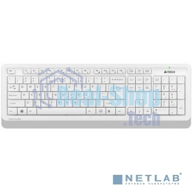 Комплект клавиатура + мышь A4 Fstyler FG1010 клав:белый/серый мышь:белый/серый USB беспроводная Multimedia