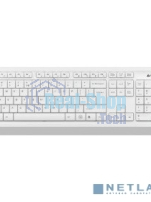 Комплект клавиатура+мышь A4Tech FStyler FG1010 беспроводной, USB, 2000 DPI, белый/серый