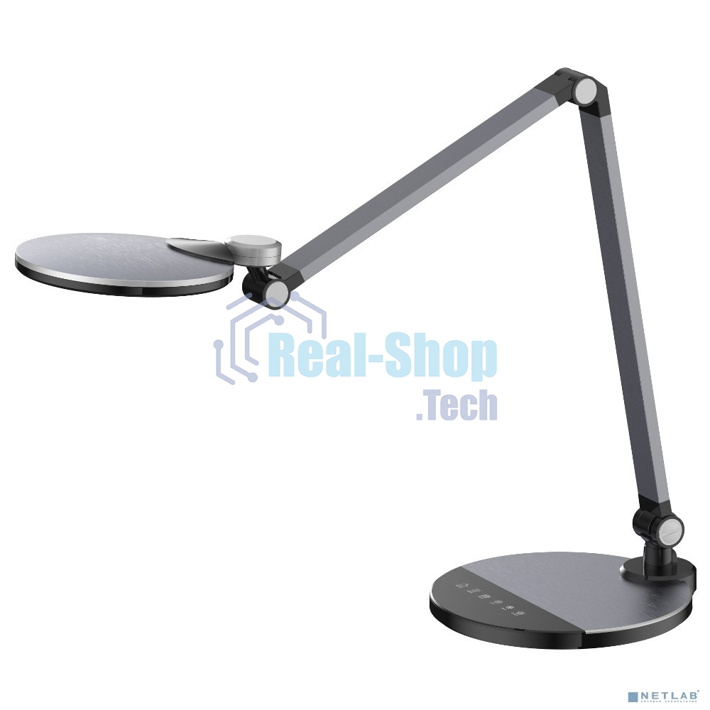 Светильник настольный Camelion KD-865 C48 черный металлик LED (10 Вт,230В,600 лм,сенс.рег.ярк и цвет.темп)