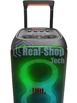 Портативная акустика JBL PartyBox Stage 320 (1.0 2 x 120 Вт, Bluetooth, AUX, USB, 6.3 мм jack, RGb подсветка, IPX4, JBLPBSTAGE320UK)
