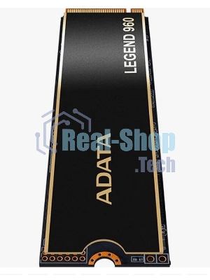 Накопитель SSD ADATA LEGEND 960, 4Tb, PCIe 4.0 x4, M.2 2280, NVMe, R/W 7400/6800, с радиатором