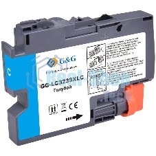 Картридж струйный G&G GG-LC3239XLC голубой (52мл) для Brother HL-J6000DW/J6100DW