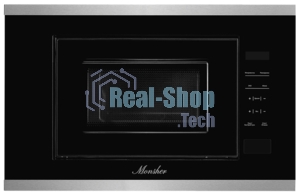 Встраиваемая микроволновая печь Monsher MMH 1020 BX, 700 Вт, High-Tech, 20 л, черный+нерж.