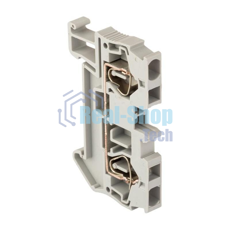 Колодка клеммная JXB-ST-4 41А самозажимная сер. PROxima EKF plc-jxb-st-4