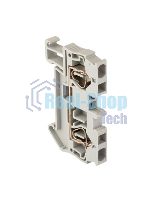 Колодка клеммная JXB-ST-4 41А самозажимная сер. PROxima EKF plc-jxb-st-4