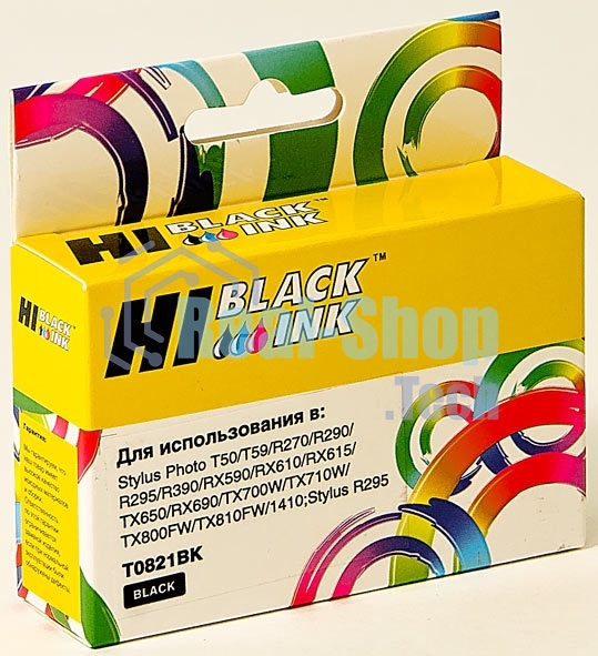 Картридж Epson Stylus R270/295/390/RX590/T50 (Hi-black) new, T08214A/C13T11214A10, BK