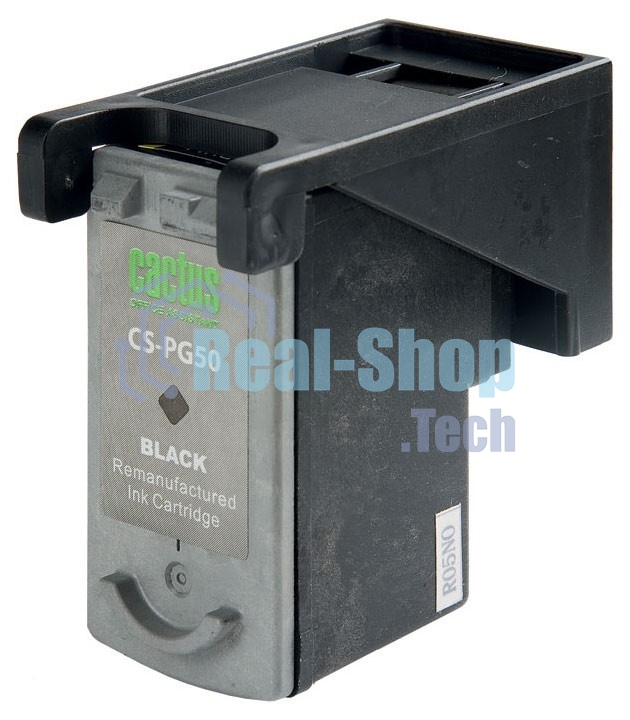 Картридж струйный Cactus CS-PG50 черный (18 мл) для Canon Pixma MP150/MP160/MP170/MP180/MP450/MP460/iP2200/MX300/MX310/JX200/JX210/JX210p/JX500/JX510/JX510P