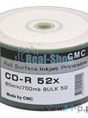 Диски CMC CD-R 80 52x Bulk/50 Full Ink Print 