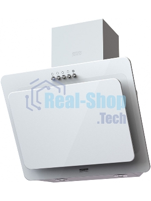 Вытяжка наклонная KRONA Liva 500 White PB белый, 50 см, 715 куб. м/ч, 52 дБ