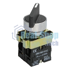 Переключатель LAY5-BJ25 на 2 полож. черный I-O дл. ручка ИЭК BSW70-BJ-2-K02