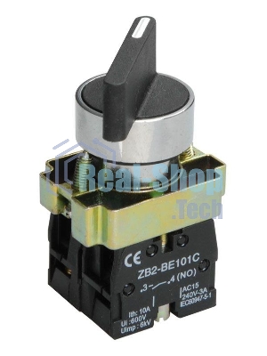 Переключатель LAY5-BJ25 на 2 полож. черный I-O дл. ручка ИЭК BSW70-BJ-2-K02