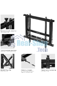 Настенное крепление ONKRON PRO7 Mдля видеостен 40”-70