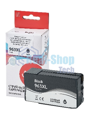 Картридж струйный Sakura 3JA30AE (№963XL Black) для HP, черный, 58 мл., 2000 к.