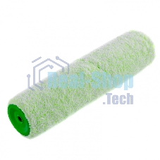 Валик сменный Сибртех Работы с древесиной, 250 мм, ворс 12 мм, D 48 мм, D ручки 8 мм, микроволокно