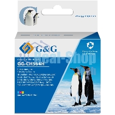 Картридж струйный G&G GG-CH564H многоцветный (18мл) для HP DJ 1050/2050/2050s