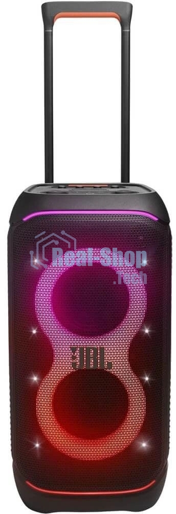 Портативная акустика JBL PartyBox Stage 320 (1.0 2 x 120 Вт, Bluetooth, AUX, USB, 6.3 мм jack, RGB подсветка, IPX4, JBLPBSTAGE320UK)