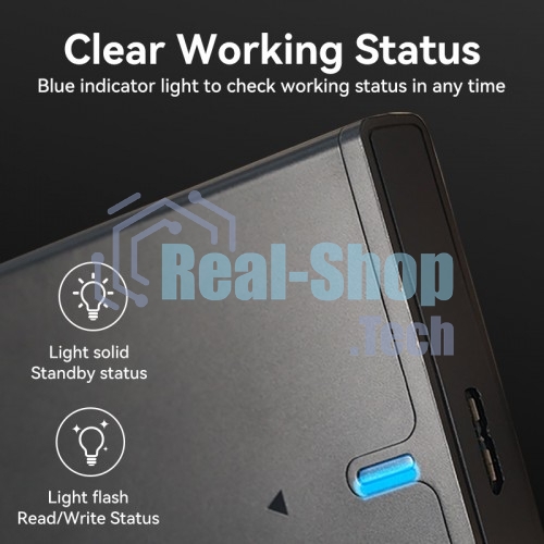 Внешний корпус Vention для HDD/SSD 2.5