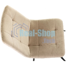 Стул для дома Бюрократ CH-K1_4 комплект 4 шт бежевый Holland 06 металл черный на ножках