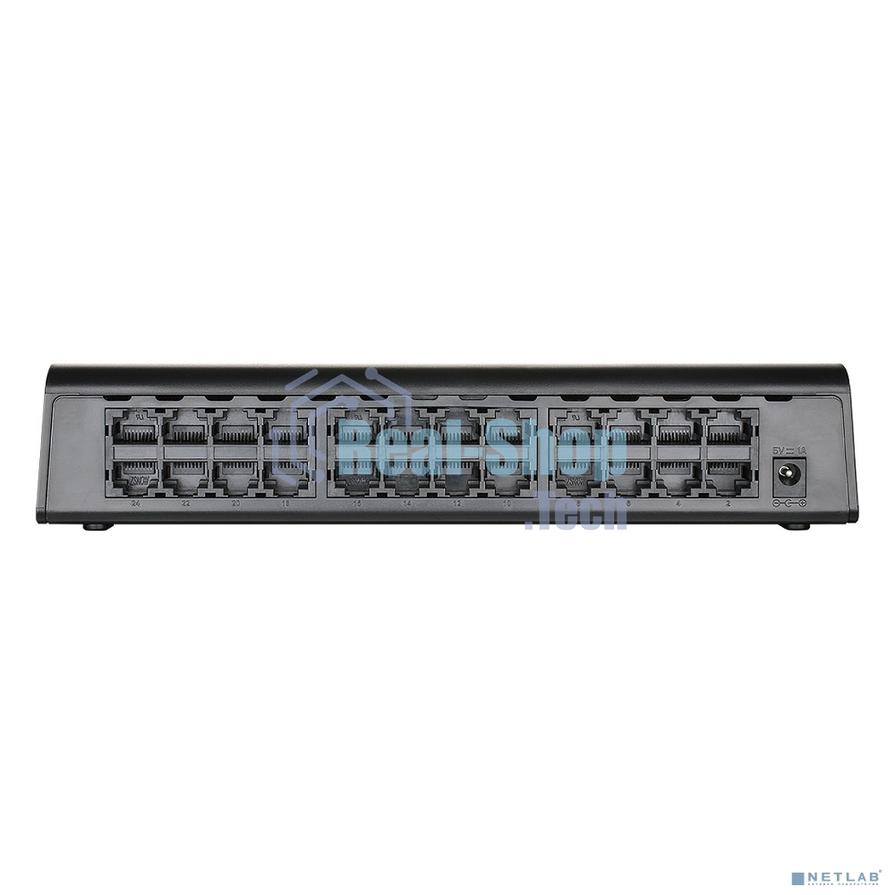 Коммутатор D-Link DES-1024A/E3A, 24×100 Мбит/с, неуправляемый