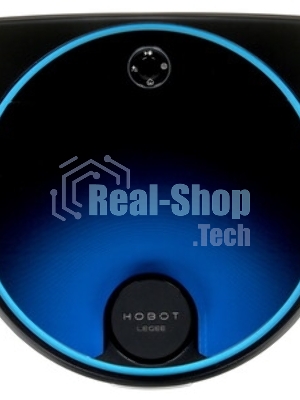 Робот-пылесос HOBOT LEGEE-7 черный/синий, 4500 мAч Li-Ion, уборка влажная/сухая, пылесборник контейнер 0.5 л