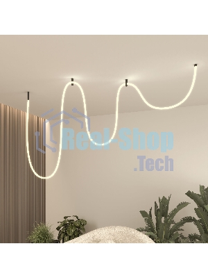Гибкий неон 336Led 12W IP20 3000K Full light круглый теплый белый, 5 м (24V 12W 336Led 2835 IP20)