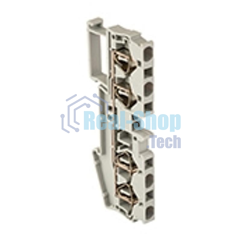 Колодка клеммная JXB-ST-4 40А 4 вывода самозажимная сер. PROxima EKF plc-jxb-st-4-4