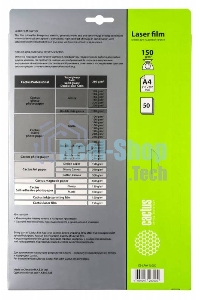 Пленка Cactus CS-LFA415050 A4/150г/м2/50л. для лазерной печати