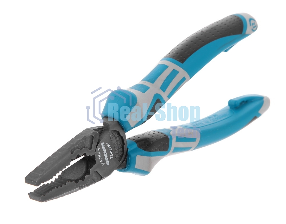 Плоскогубцы Gross 16972 165 мм, комбинированные, трехкомпонентные рукоятки