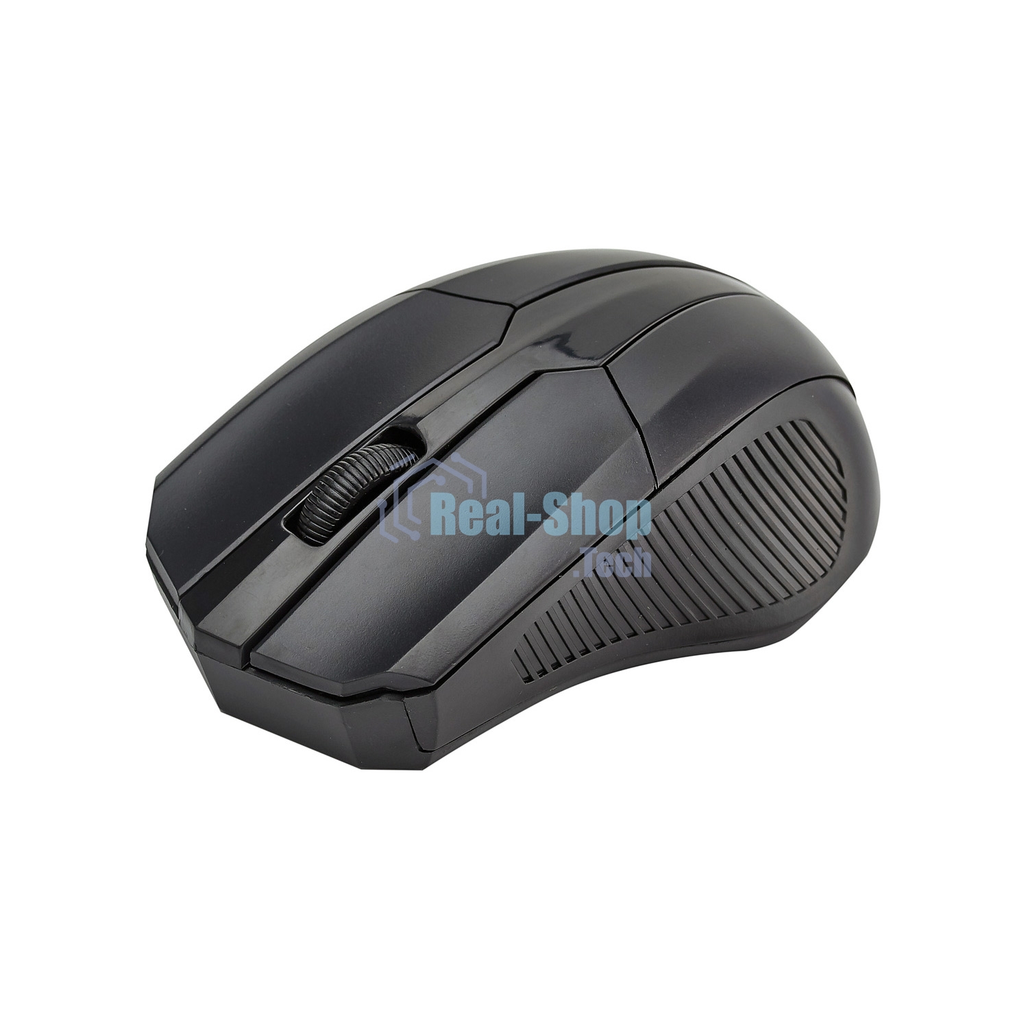 Мышь беспроводная ExeGate SR-9034 черный, 1600 dpi, радиоканал, USB, кнопки - 4