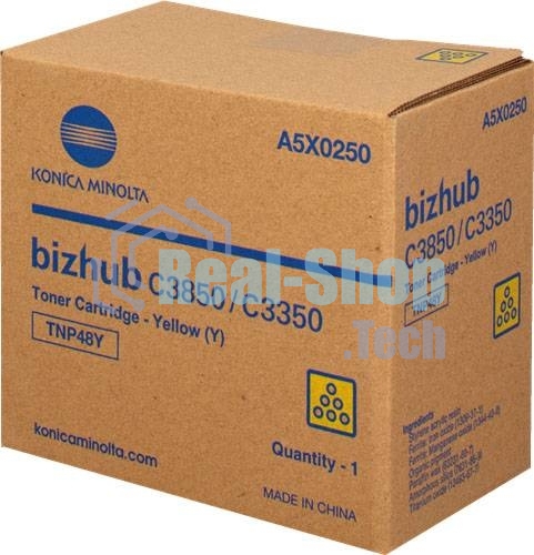 Тонер-картридж Konica-Minolta bizhub C3350/C3850 желтый TNP-48Y