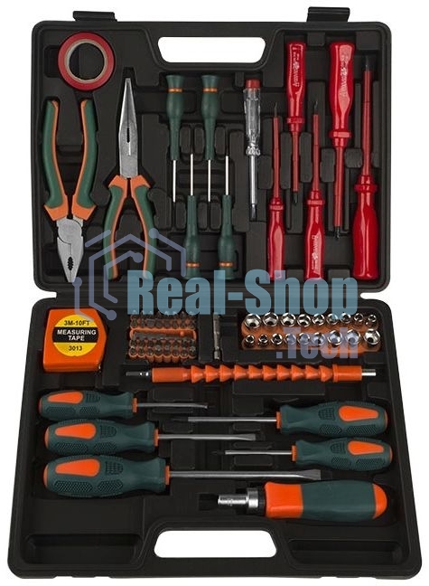 Набор инструментов Sturm 1310-01-TS7 72 ПРЕДМЕТА, ПЛАСТИКОВЫЙ КЕЙС. 1310-01-TS7