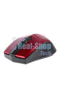 Мышь беспроводная Crown CMM-934W красный/черный, 1200 dpi, радиоканал, USB, кнопки - 4