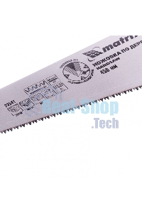 Ножовка по дереву Matrix, 450 мм, 7-8 TPI, зуб - 3D, каленый зуб, двухкомпонентная рукоятка
