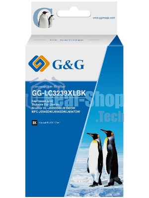 Картридж струйный G&G GG-LC3239XLBK черный (129мл) для Brother HL-J6000DW/J6100DW