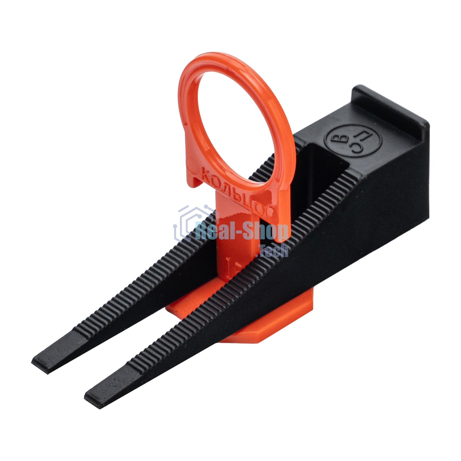 Комплект зажим и клин для системы выравнивания плитки СВП Сибртех Кольцо, 40/40 шт. в пакете