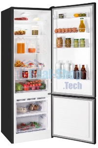 Холодильник Nordfrost NRB 124 B черный, двухкамерный 238/70 л морозилка снизу