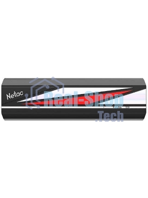 Внешний SSD Netac ZX20L, 256 Gb, USB 3.2 Gen 2x2 Type-C, R/W 2000/1800, черный