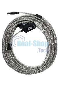 Кабель VCOM VUS7049-15M Кабель-адаптер USB2.0-repeater, удлинительный активный Am-->Af 15м