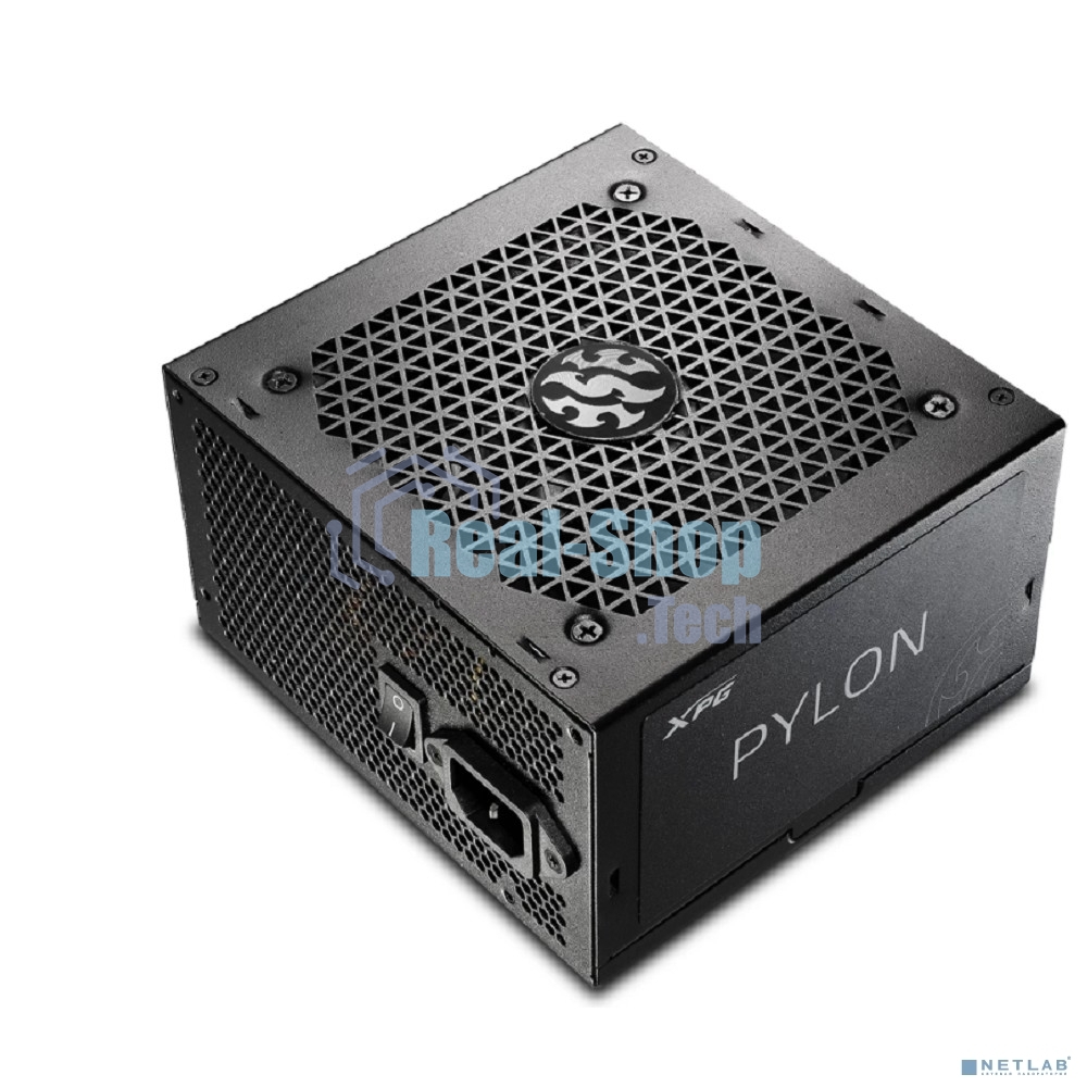 Блок питания XPG PYLON650B-BLACKCOLOR, 650 Вт, 80 PLUS Bronze, 120мм, черный