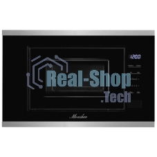 Встраиваемая микроволновая печь Monsher MMH 1020 BX, 700 Вт, High-Tech, 20 л, черный+нерж.