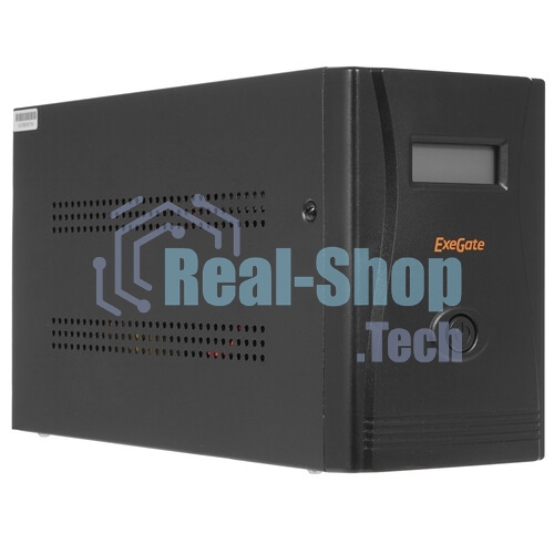 Источник бесперебойного питания ExeGate SpecialPro Smart LLB-1000.LCD.AVR.C13.RJ.USB / 1000 ВА / 650 Вт / 6 x IEC 320 C13
