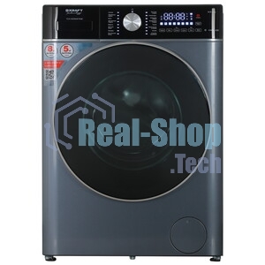 Стиральная машина Kraft TCH-HDD8597SDB класс: B загр.фронтальная макс.:8кг (с сушкой) серый инвертор
