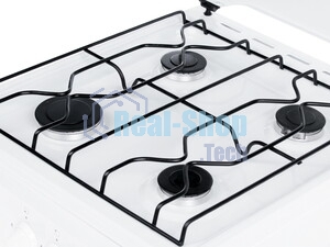 Плита газовая Flama AVG 1401 W белый,крышка