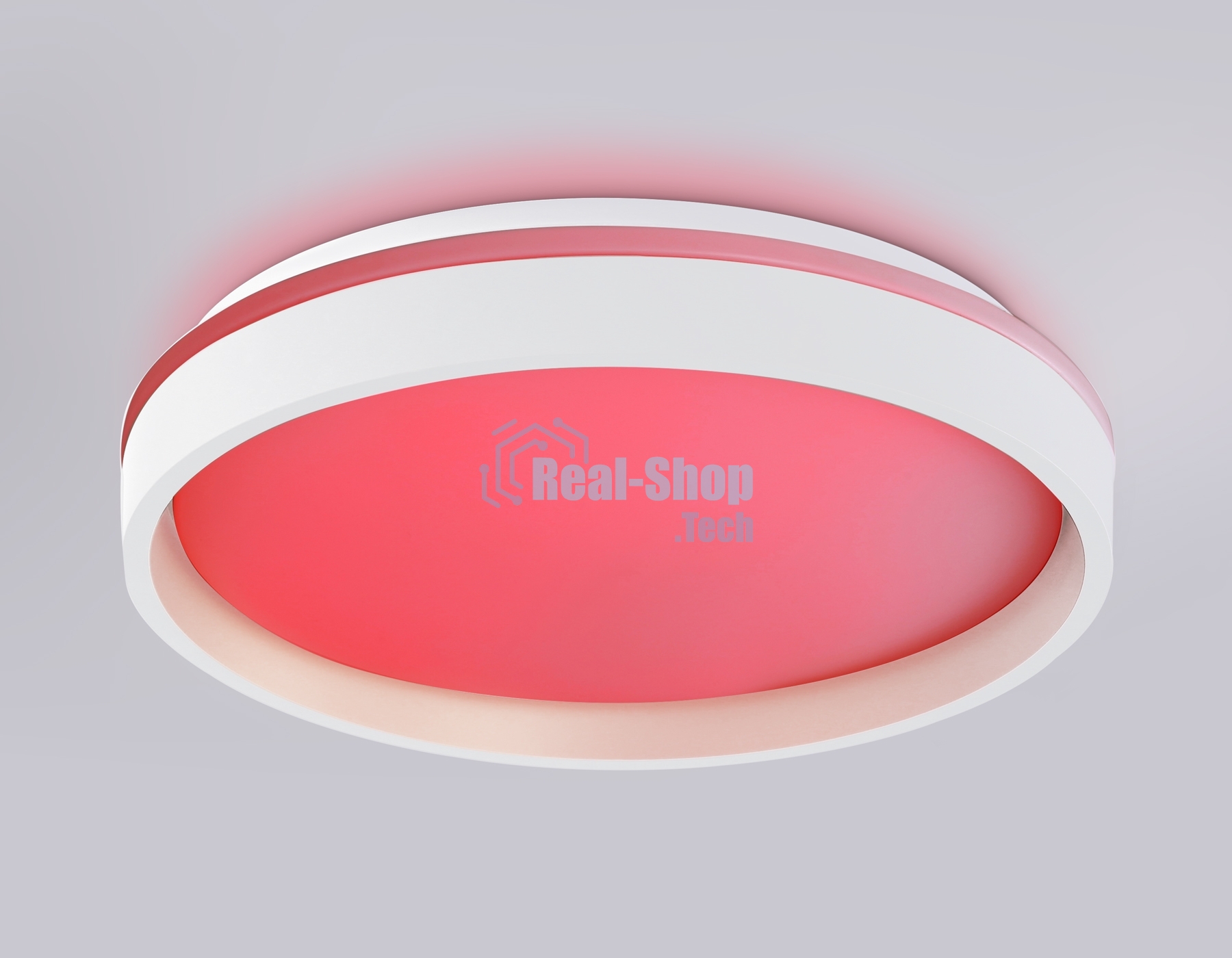 Светодиодный светильник RGB Ambrella light FZ601 WH/GD белый/золото IP20 46W 3000K-6500K+RGB D390*80 (ПДУ ИК)